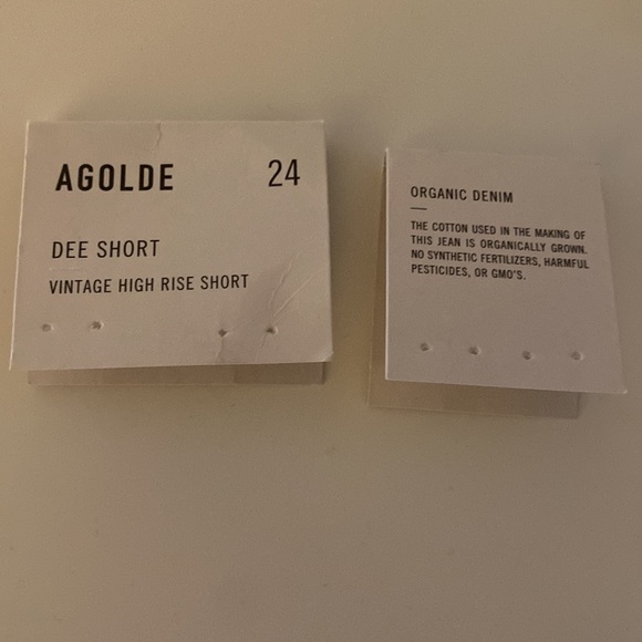 Agolde dee shorts size 24 - Picture 5 of 6